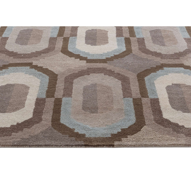 Hand Tufted Wool Azura Indoor Area Rug, Rectangle 7'6" x 9'6"