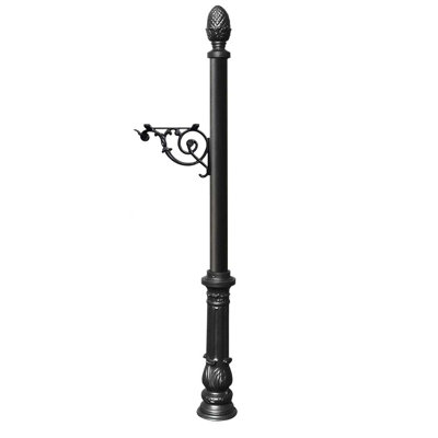 Lewiston Mailbox 75" H In-Ground Decorative Post