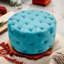 Sheffer 80cm W Velvet Round Pouffe-1077311860