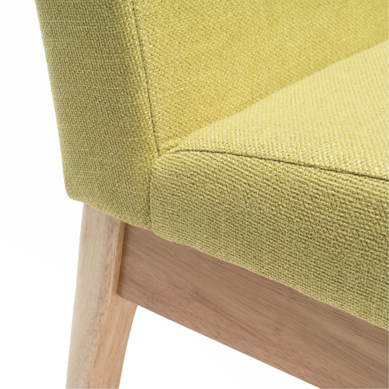 Chaise de salle à manger, Naturel, Vert