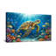 Animaux, tortue de mer, récif de corail, poisson, scène sous l'eau-1621096313