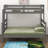 Wood Twin XL Over Queen Bunk Bed With Ladder