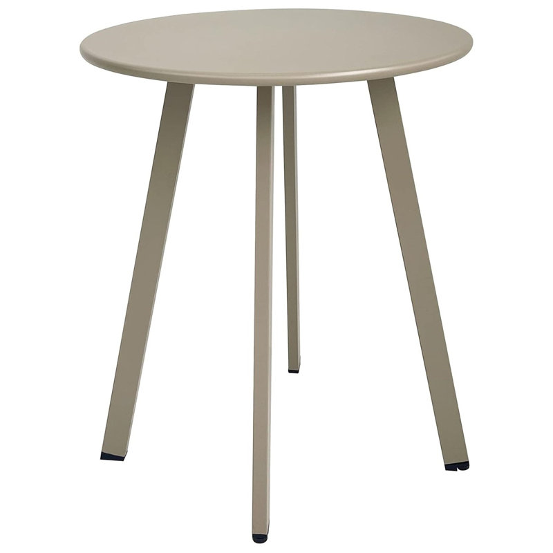 Round Metal Outdoor Side Table , 15.76cm W 15.76cm D