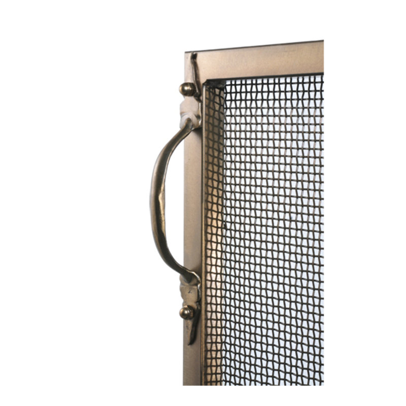 Prime 42" Height 1 Panel Steel Fireplace Screen