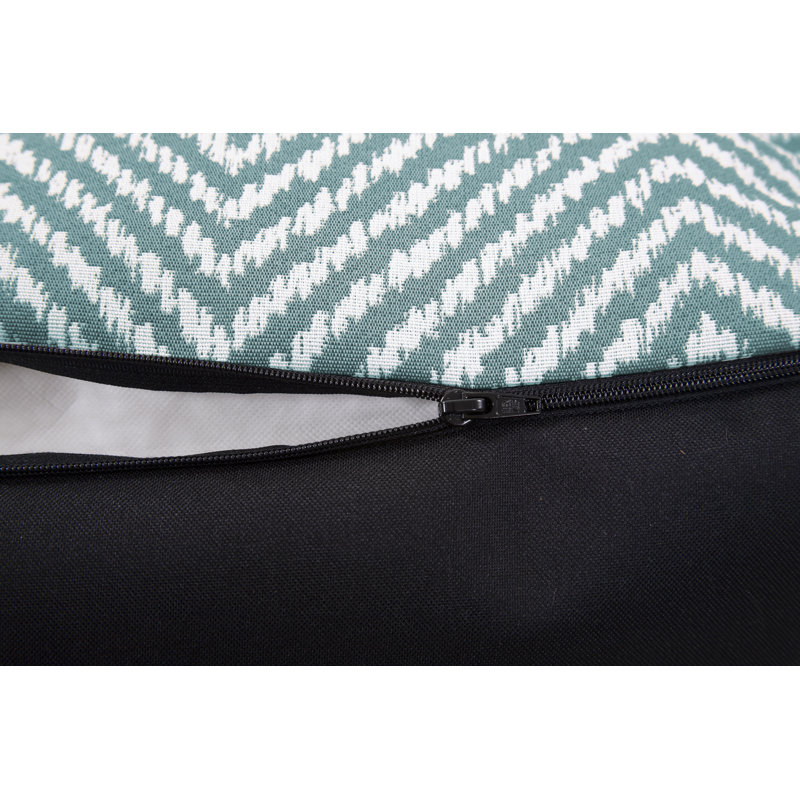 Repose-pieds d'extérieur avec coussin, Sarcelle