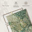 Banana Leaf Lines - 3 pièces sur toile tendue-1491979287