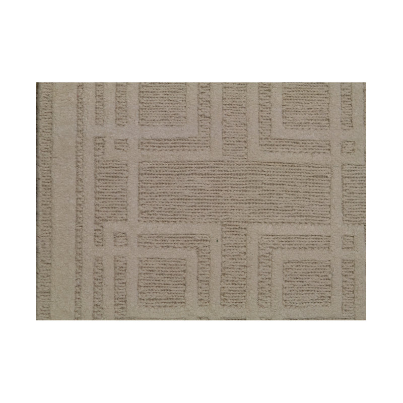 Tapis blanc de haute qualité noué à la main