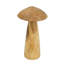 Décoration décorative champignon en bois de teck brun-2130979960