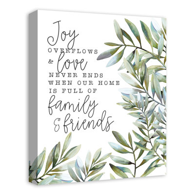 " Joy Overflows "