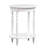 Moravian Oval End Table with Shelf-581239874