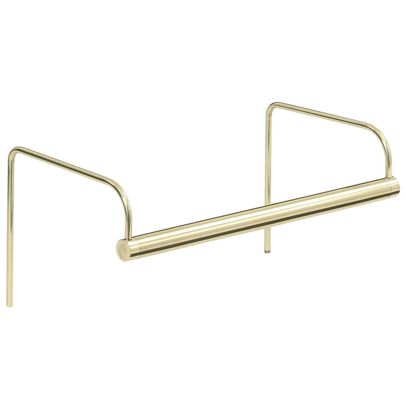 Sleek Brass Wall-Mount Dimmable Picture Light, 7.5" H x 11" W