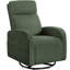 Fauteuil coulissant et pivotant en velours côtelé pour le salon-105686000