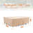 Premium Waterproof Outdoor Patio Rectangular Table Cover: Latest Rip-Stop Fabric, 3-Year Warranty-98366728-98366734