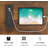 Wine Bar Cabinet with Power Outlets and LED Lights, Industrial Coffee Bar Cabinets for Liquor and Glasses Home Bar Kitchen Buffet Cabinet for Home Living Dining Room 47"