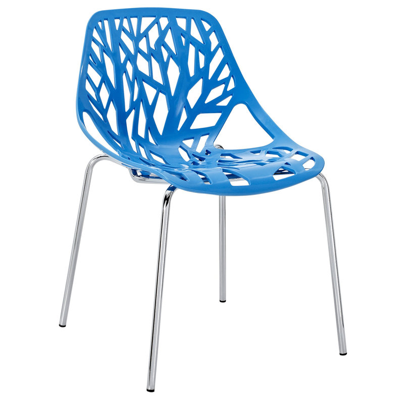 Chaise d'appoint Birds Nest, Bleu