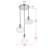 Inola 3-Light Dimmable Pendant -1544541920