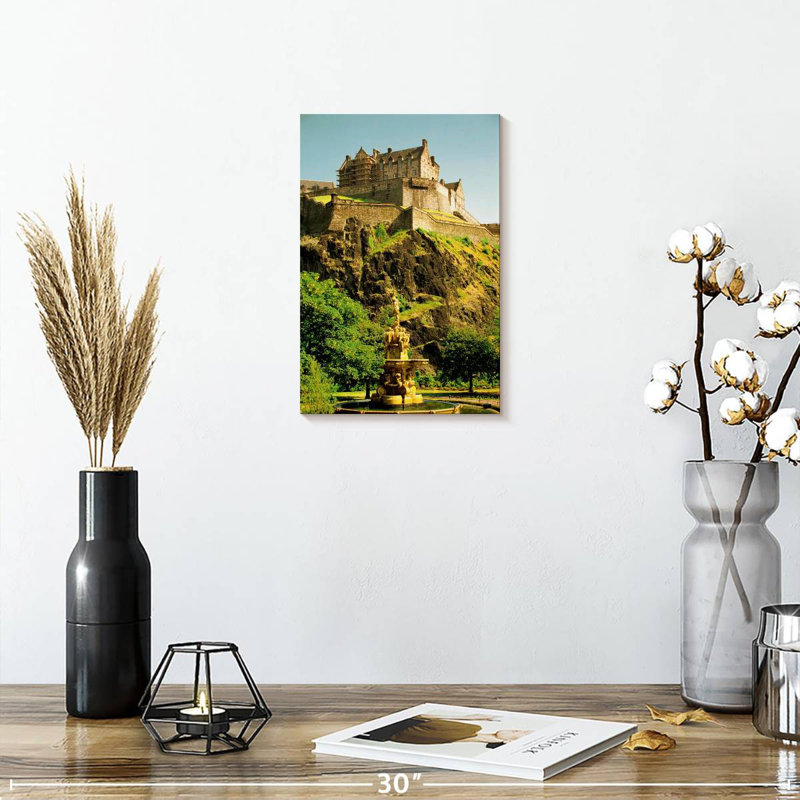 Aime Cliffside Edinburgh Castle, 12" H x 8" W