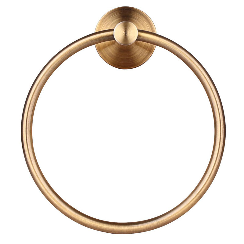 Cain Towel Ring, Gold