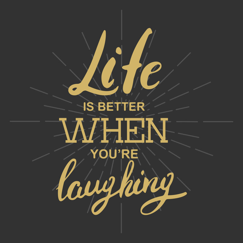 «Life Motivational Quote», impression sur toile tendue, L 30 po x H 30 po