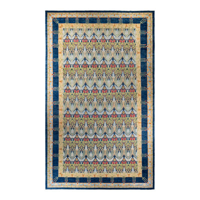 Arts & Crafts One-of-a-Kind 19' 6" X 11' 6" Hand Knotted Area Rug