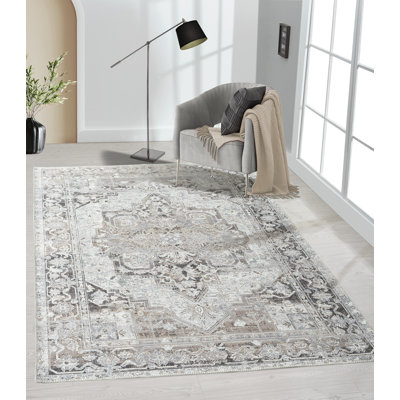 Cheryllee Oriental Machine -made Area Rug