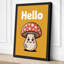Hello Mushroom Modern - Wrapped Canvas-1382394806-1382394805