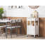 Marlborough Solid Wood Top Kitchen Cart-1499826479