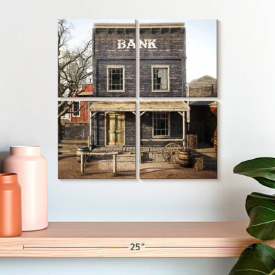 Union Rustic Lelar Western Town Bank