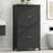 Elegant Bathroom Floor Storage Cabinet, Bathroom Storage Unit, Freestanding Cabinet With 4 Doors, Adjustable Shelves, Adaptable Shelves-1582330106