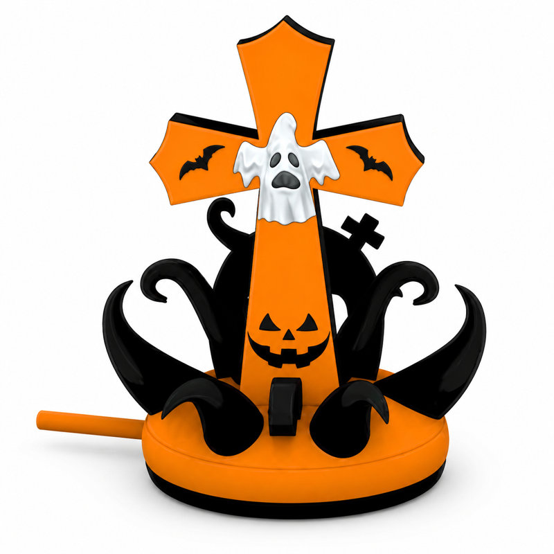 Décoration gonflable d'Halloween gonflable, fantôme géant et citrouille, 19,7 pi, Combinaison de fantômes et de citrouilles