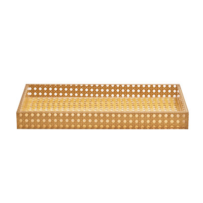 Reed Bathroom Accessory Tray