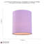 18cm H Linen Rectangle Lamp Shade ( Screw On )-1641062833