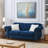 Arlo 77" Velvet Rolled Arm Chesterfield Loveseat-1871614546