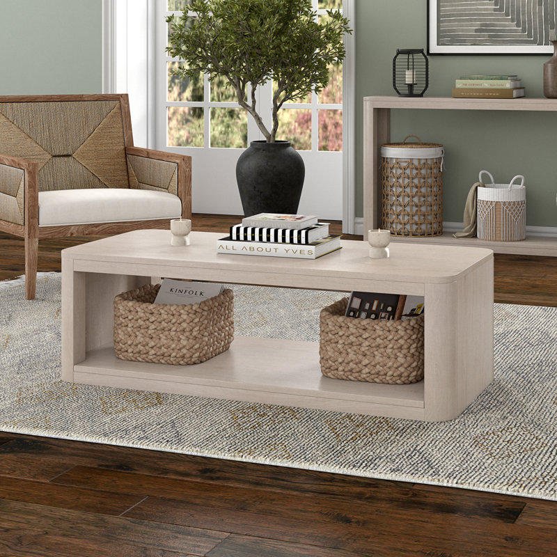 Table basse Kellan, Aulne blanc