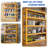 Lyndora Metal Height -Adjustable Shelving Unit-1613829412