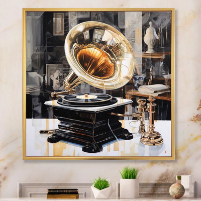 " Gold Phonograph Reflections I "