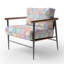 Chaise rembourrée Patchwork-1412475350