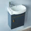 Ensemble de meuble-lavabo mural simple 17 po Detjon-1495260166