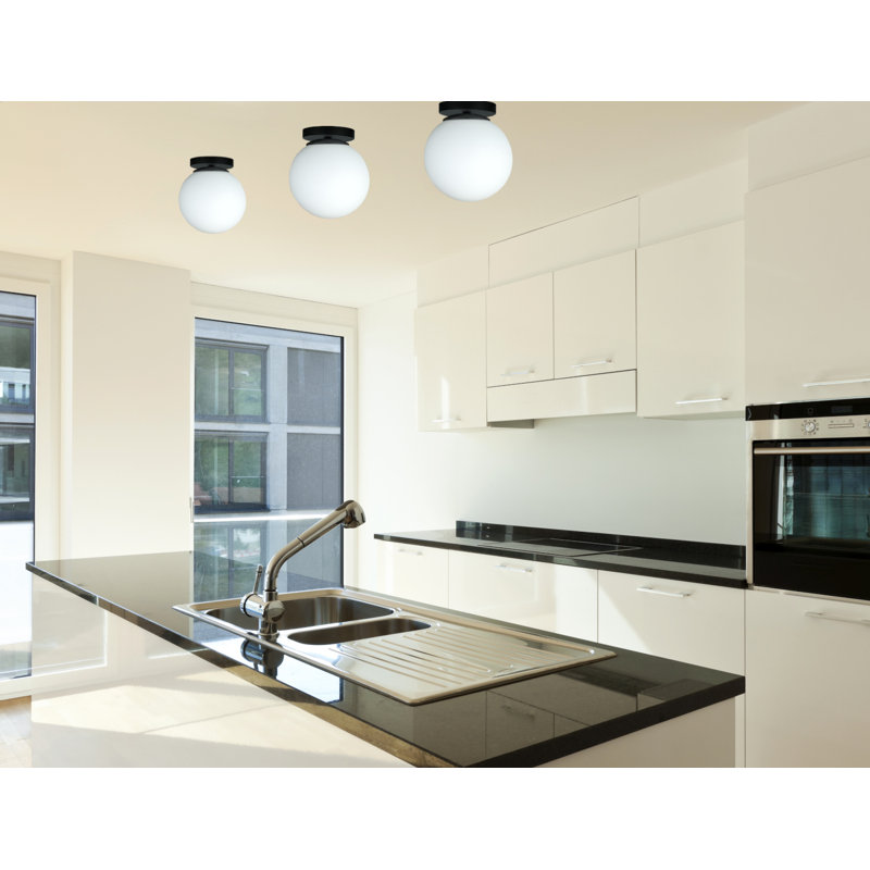 Stevin Glass Flush Mount