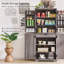 Garde-manger Aaleah 72'' avec 8 tablettes suspendues, meuble de cuisine autoportant avec étagères réglables, portes magnétiques et conception anti-basculement-389646971