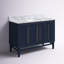 Meuble-lavabo simple 48 po avec comptoir en marbre de Carrare Ewen-938746366-938746364-938746367