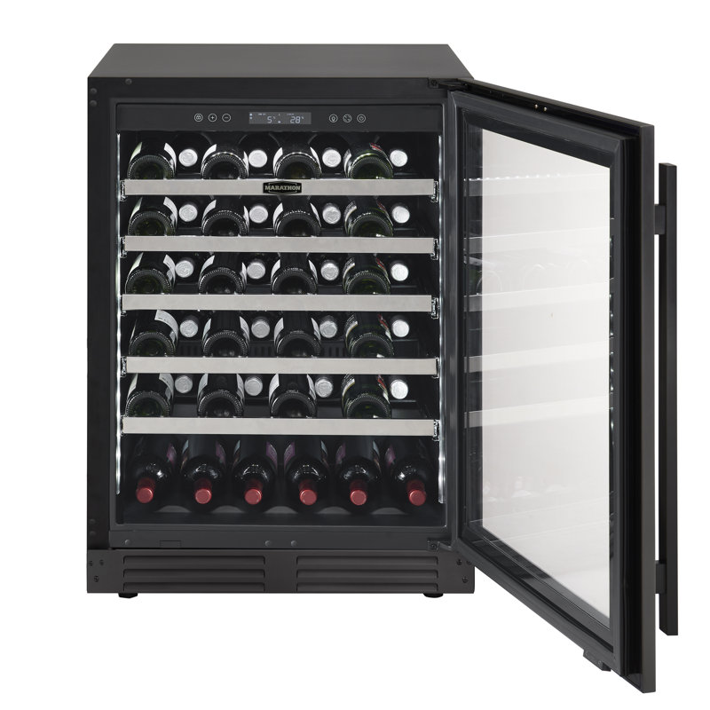 5,4 pieds cubes Mini réfrigérateur sous le comptoir, Acier noir