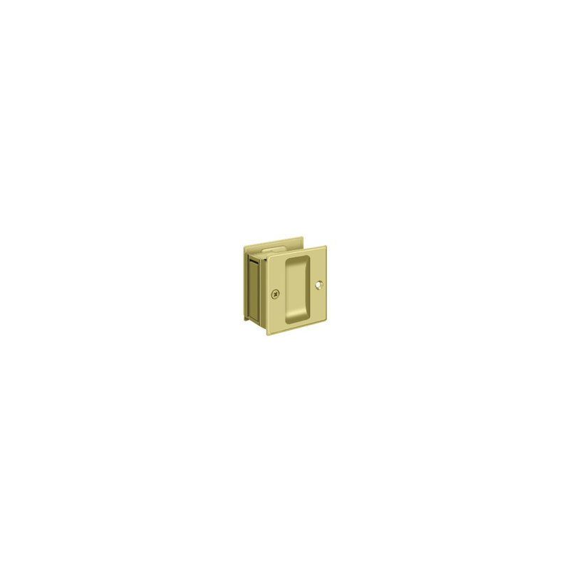 Pocket Door Hardware, Polished Brass
