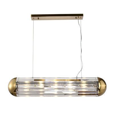 Luminaire pour îlot de cuisine 5 lumières Horizon