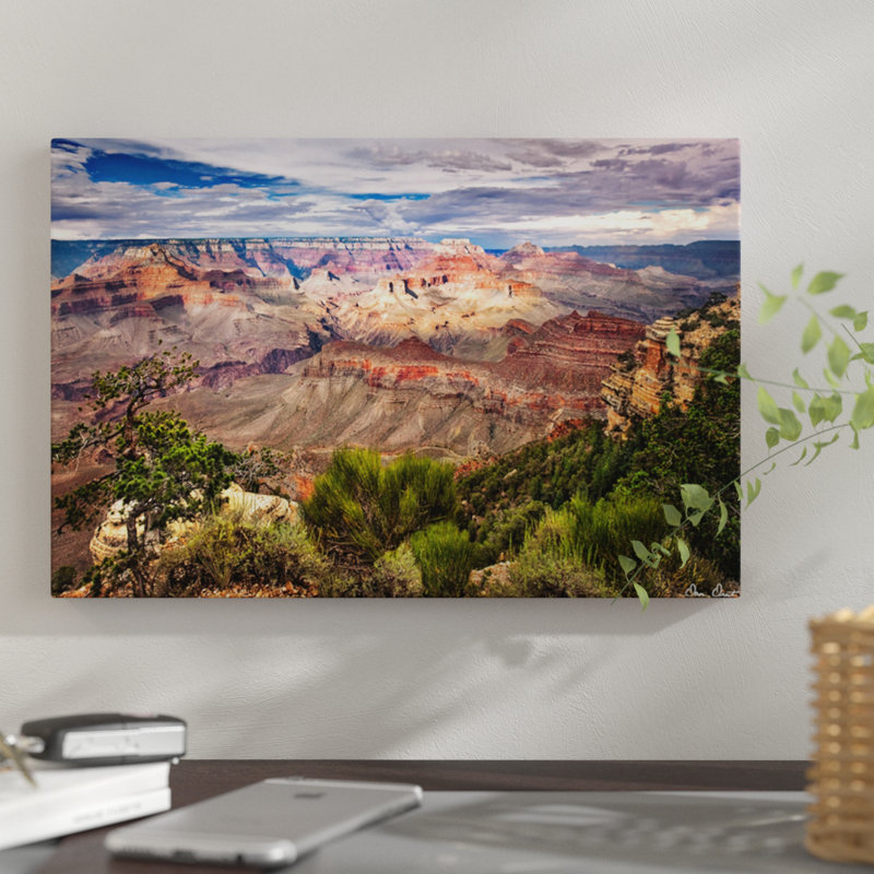 «Canyon View VI», reproduction de photo sur toile tendue, H 12 po x l 18 po x P 1,5 po, Toile tendue, Pas de tapis