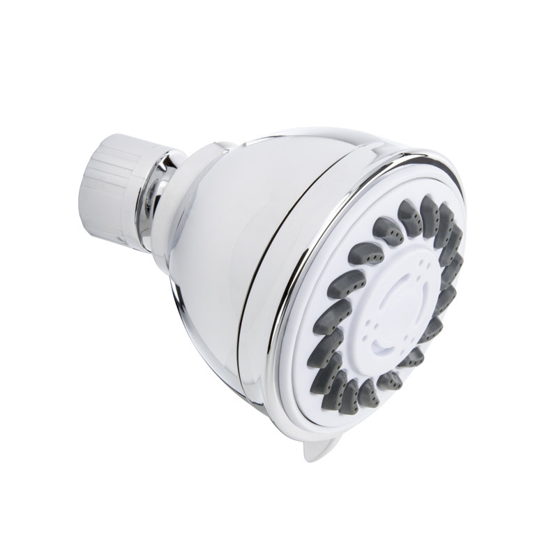 Pomme de douche à massage réglable Stylewise, Chrome poli