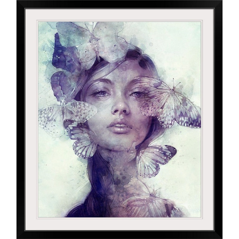 « orne », impression Anna Dittman, Toile, H 48 po x l 38 po x P 1,5 po