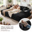 4 Seater Velvet Sofa-1993092348