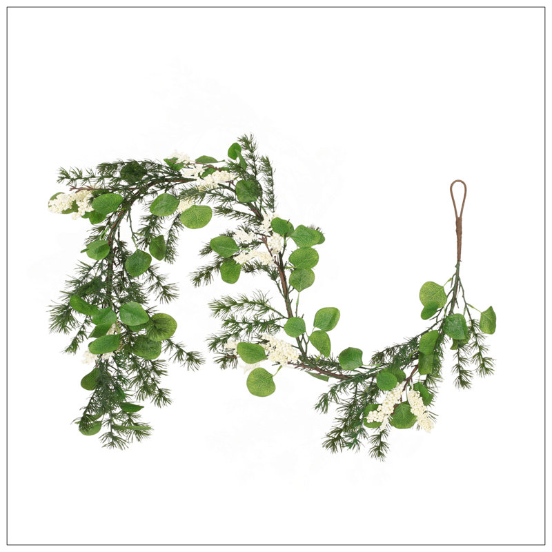 5' LEAVES/BERRY GARLAND