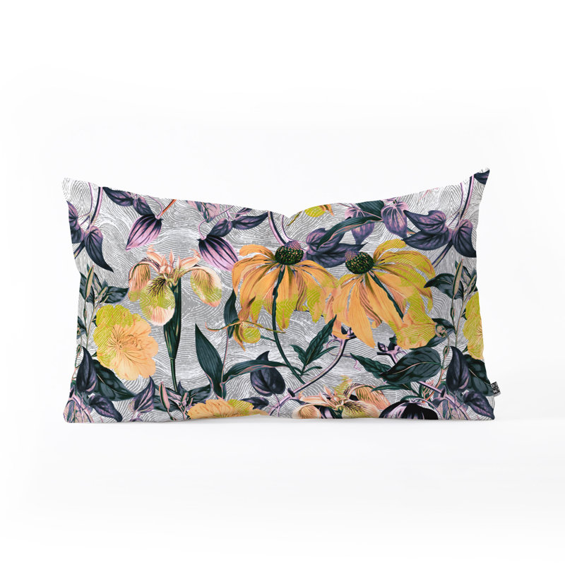 Coussin lombaire à fleurs marta barragan camarasa